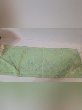 Vtg 80s Holiday Pointsettia Runner Kit W Instructions